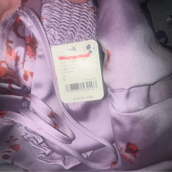 Free People On My Own Dress Lilac Combo 👗 - Picture 8 of 8